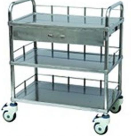 點擊查看詳細(xì)信息<br>標(biāo)題：[B06]不銹鋼三層治療車 閱讀次數(shù)：1456